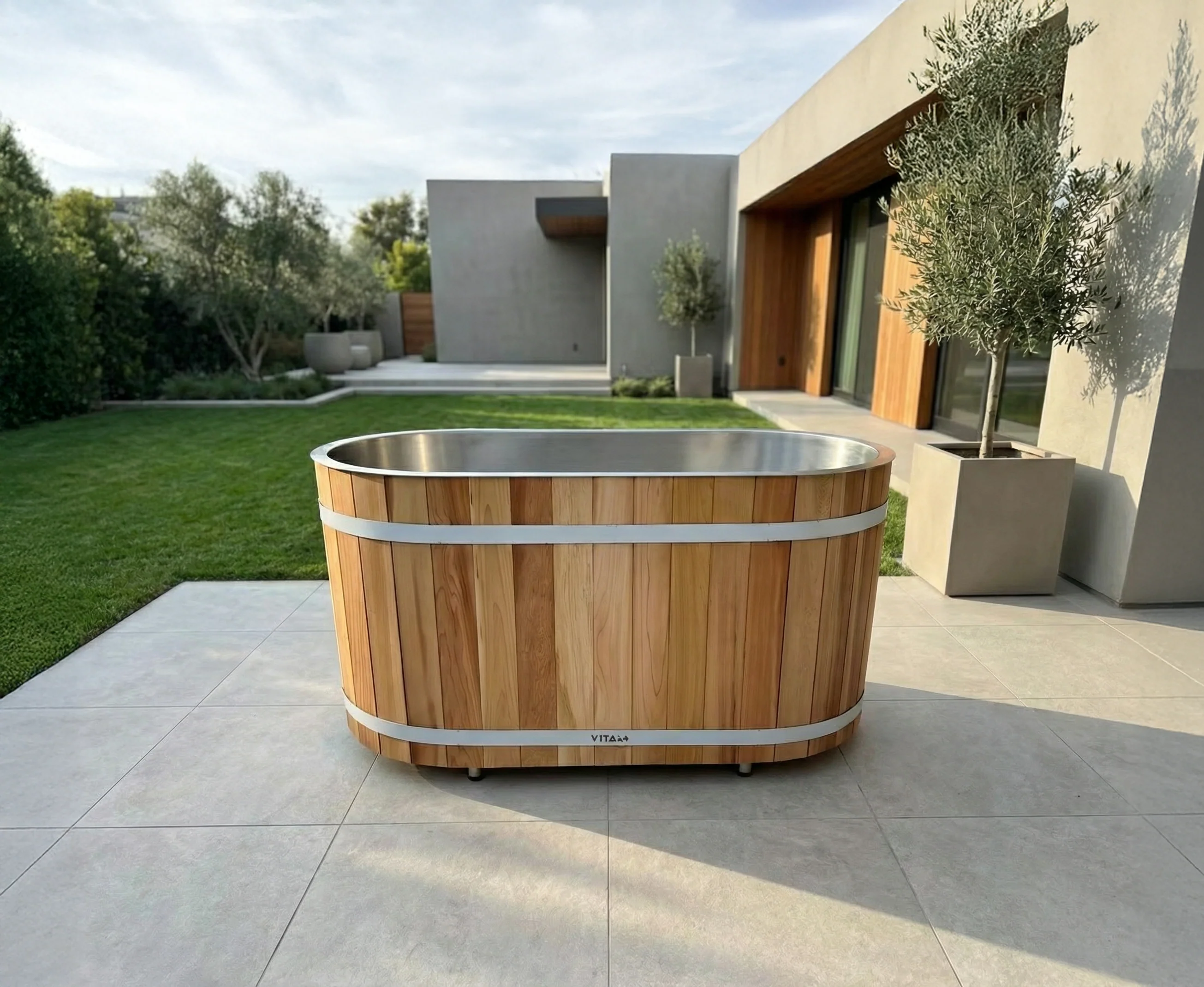 XEN Infrared Sauna + Solo Cedar Tub - Image 5